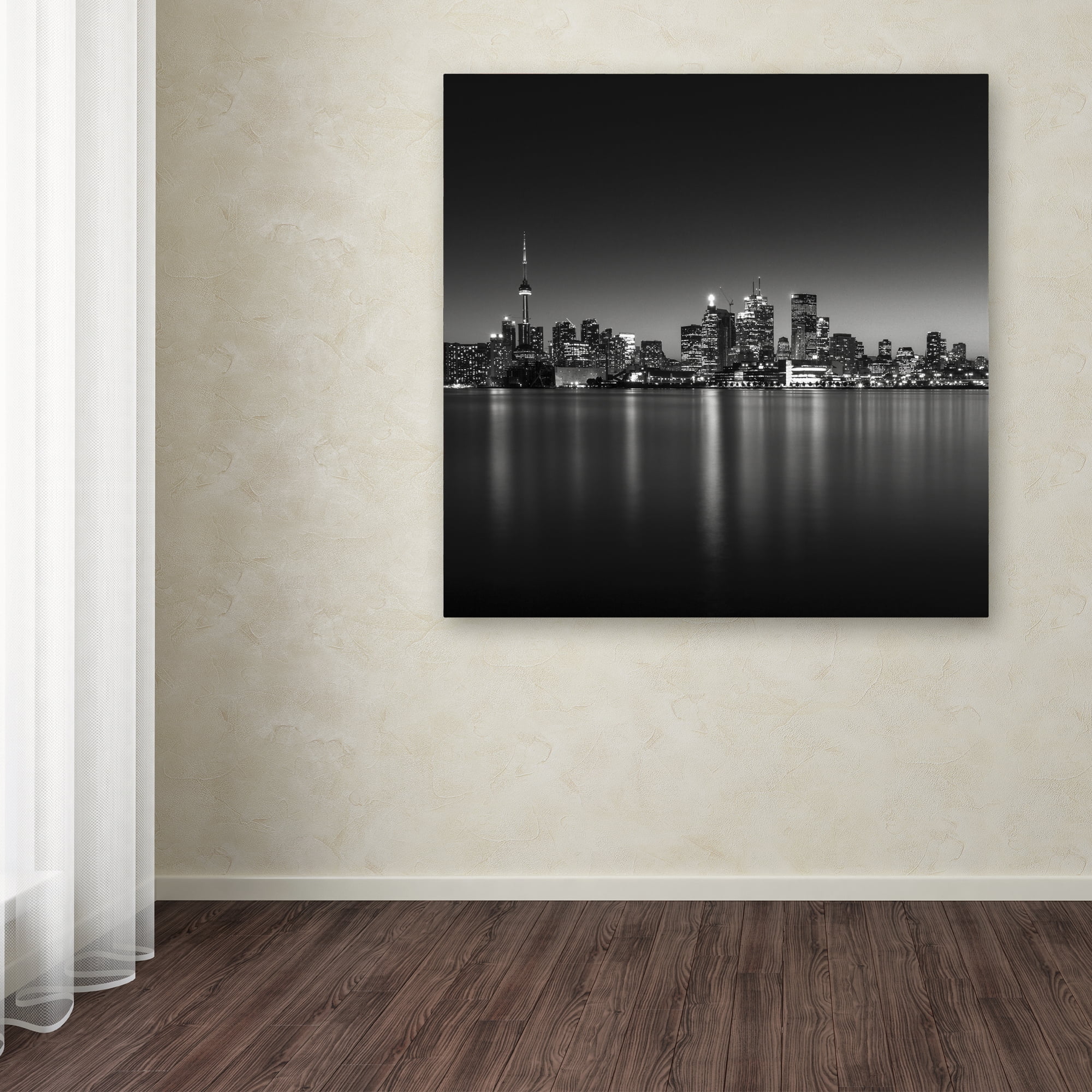 Trademark Fine Art "Lights" Canvas Art by Dave MacVicar