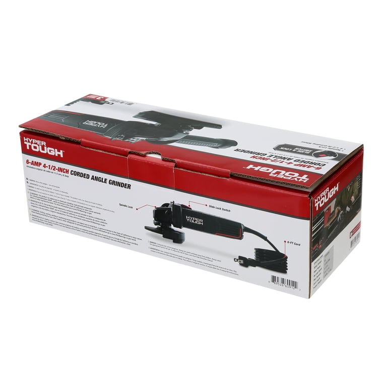 HT 6A Corded Angle Grinder, 6-Amp photo 4