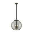 thumbnail image 5 of Innovations Lighting - Athens Deco Swirl - 3 Light Pendant In Industrial, 5 of 7