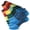 A-Mixed Color, variant on KOITHOT 12 Pairs Mens Ankle Socks for Men Breathable Cushioned Low Cut Mens Socks Size 10 13
