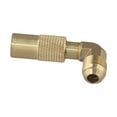 Propane Elbow Adapter, Low Pressure 3/8" Male Flare Propane Adapter