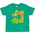 thumbnail image 3 of Inktastic Happy Dinosaur First Birthday-green Boys or Girls Baby T-Shirt, 3 of 5