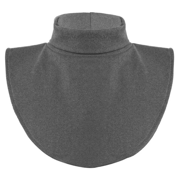 Fldy Detachable Fake Collar Turtleneck Top Half Blouse Dickey Collar for Girls Women Grey One Size