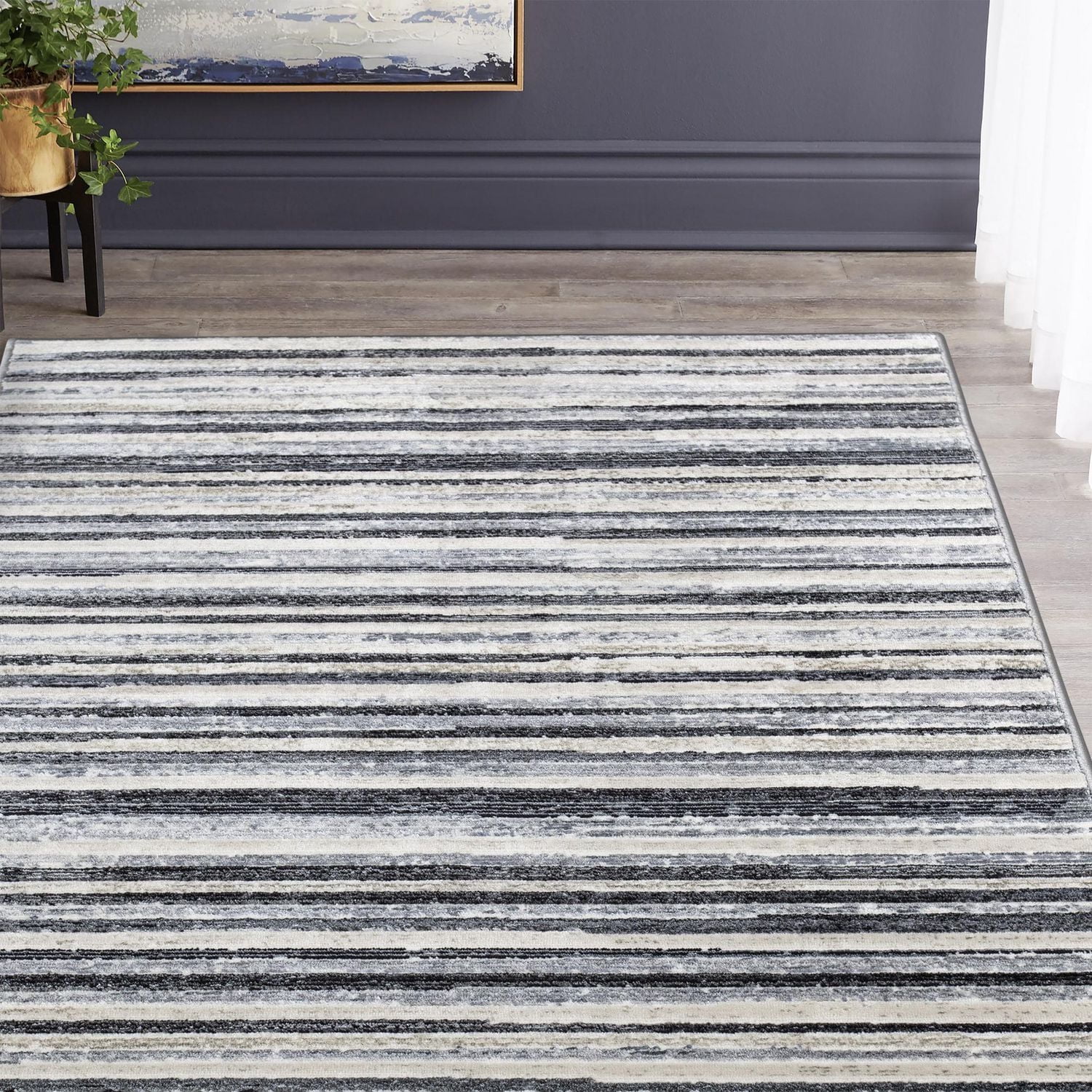 Tapis décoratif hometrends 80 cm x 114 cm, durable