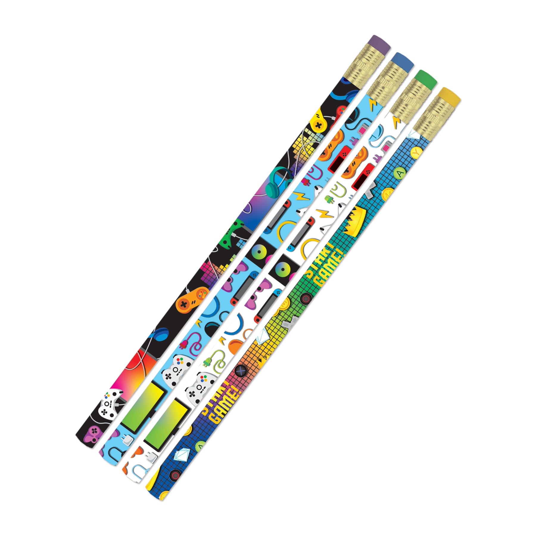 Musgrave Pencil Company Game On Pencils, 12 Per Pack, 6 Packs