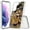African Safari Animal, variant on AquaFlex Hybrid Slim Designed For Samsung Galaxy S22 Case Transparent Clear