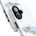 thumbnail image 2 of Curious Monkey Driving Convertible Car Phone Case, Blue Striped Vintage Vehicle Cover for iPhone 17 16 15 14 13 12 11 Pro Plus Mini, 2 of 6