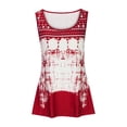 thumbnail image 5 of Patlollav Tank Top for Women Under $10.00, Womens Summer Tank Top Round-Neck Sleeveless Print Casual Fashion Blouse, 5 of 6