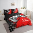 thumbnail image 3 of Manfei Gray Gamepad 7-Piece Twin Bedding Sets,Console Game Lovers Bedding Comforter Set,Geometric Circle Dots Sheet Sets For Boy,Breathable Home Decor Reversible, 3 of 8