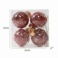 thumbnail image 3 of Christmas Balls, 4pcs Transparent Tinsel Ornament Set Clear Plastic Hanging Balls for Christmas Tree Holiday Party Home Decor 2025, 3 of 4