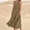 *Khaki, variant on ClodeEU Women's Linen Blend Sleeveless Crewneck Maxi Dress with Pleated and Pockets ,Solid Color Casual Long Dress Light Blue,Womens Plus XXL