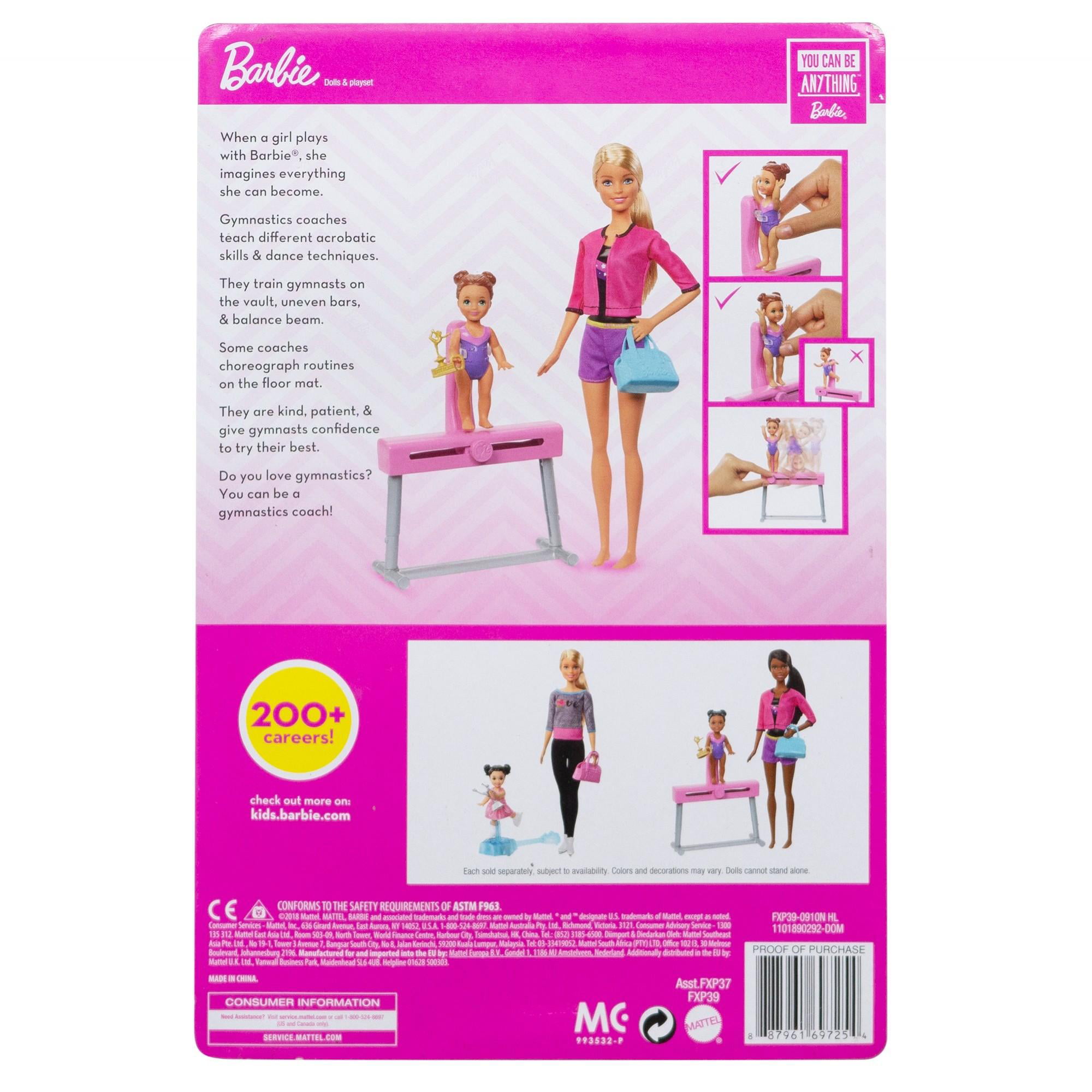 barbie gymnastic coach