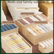 thumbnail image 1 of Caja de almacenamiento de ropa de tela de tablero, compartimento para guardar pantalones, artefacto de almacenamiento, caja de almacenamiento de armario, tipo cajón, 1 of 3