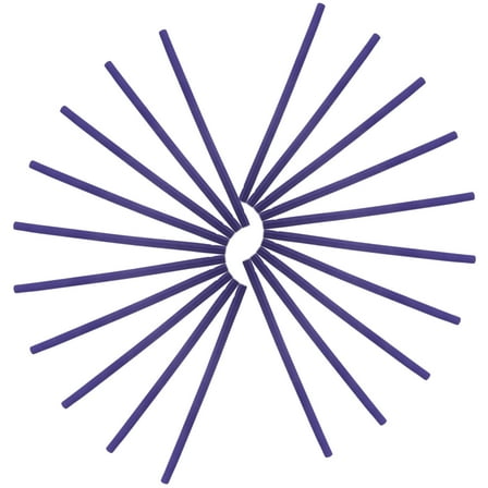 MEIBUTYUP 20Pcs Dark Wave Hair Rollers Soft Sponge Curling Rods for Easy Hair Styling and Volume