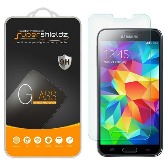 [1-Pack] Supershieldz Designed for Samsung Galaxy Gear S5 Tempered Glass Screen Protector, Anti-Scratch, Anti-Fingerprint, Bubble Free