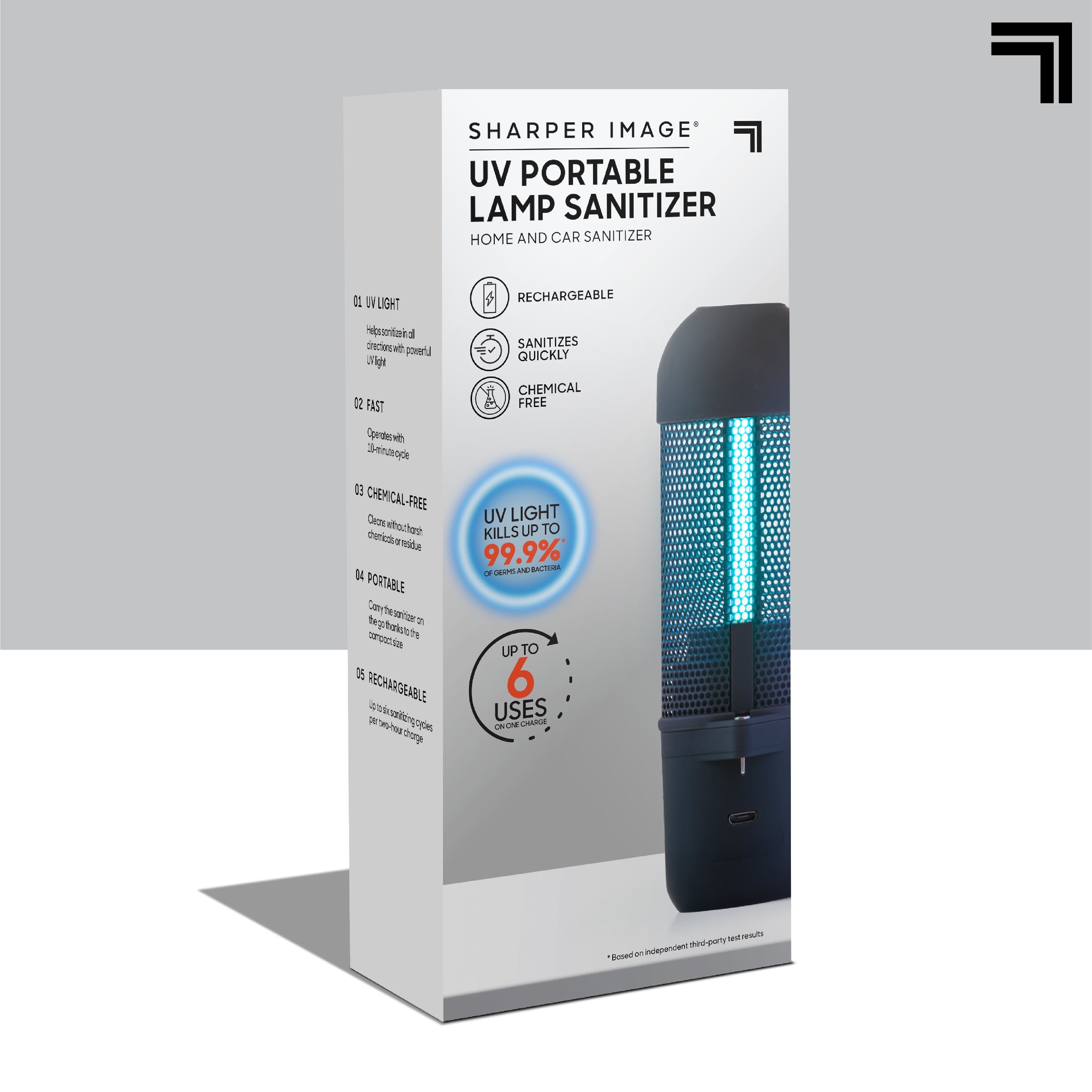 Sharper Image Rechargeable LED Lantern, Adult Unisex