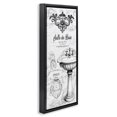 thumbnail image 3 of Stupell Industries Antique Bathroom Sink Black Framed Floater Canvas Wall Art design by Lettered and Lined, 25 x 11, 3 of 9