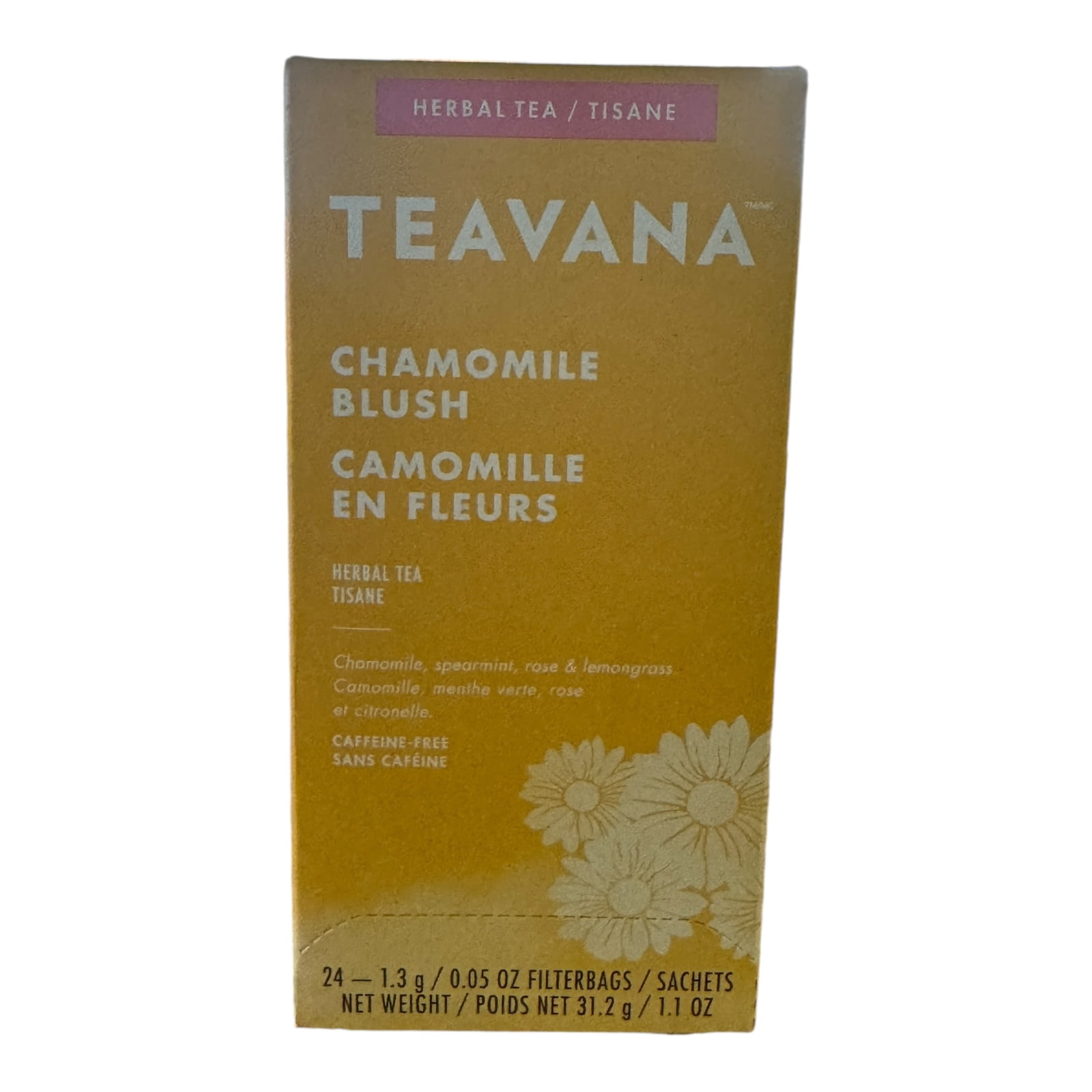Teavana By Starbucks (6-Pack) Chamomile Blush Herbal Tea 144 Total
