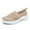 Khaki, variant on LASUDRAA Women Shoes Velcro Strap Lightweight Casual Comfy Walking Sneakers for Diabetic Swollen Feet