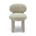 thumbnail image 3 of TOV Furniture Manu Beige Nubby Performance Fabric Side Chair, 3 of 4