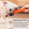 thumbnail image 3 of 1pc Carrot Design Durable Pet Chew Toy for Dogs - Teeth Grinding and Knot Rope Chew Toy for Fun and Healthy Play, 3 of 6