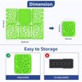 thumbnail image 2 of BoxLegend T Shirt Folder V2 Clothes Folding Board Laundry Folder Durable Plastic to Fold Clothes Green, 2 of 7