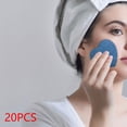 thumbnail image 6 of EHJRE Makeup Facial Sponges Cleanser Sponges Pad Heart Shaped Facial Cleansing Sponges Wood Pulp Face Cleaning Pads for Facials SPA Blue 20pcs, 6 of 8