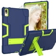 thumbnail image 1 of Mignova pour Lenovo Tab P11 Pro Étui pour Tablette, Antichoc Résistant aux Chocs Robuste (avec Support) Étui Hybride pour Lenovo Tab P11 Pro 11,5 Pouces (Modèle : TB-J706F/J706L) + Protecteur d'Écran (Marine/vert, Lot de 2), 1 of 6
