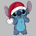 thumbnail image 2 of Boy's Lilo & Stitch Santa Surprise  Graphic Tee Athletic Heather Medium, 2 of 5