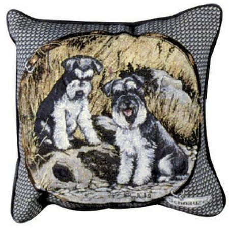 Schnauzer Dog Animal Decorative Throw Pillow 17