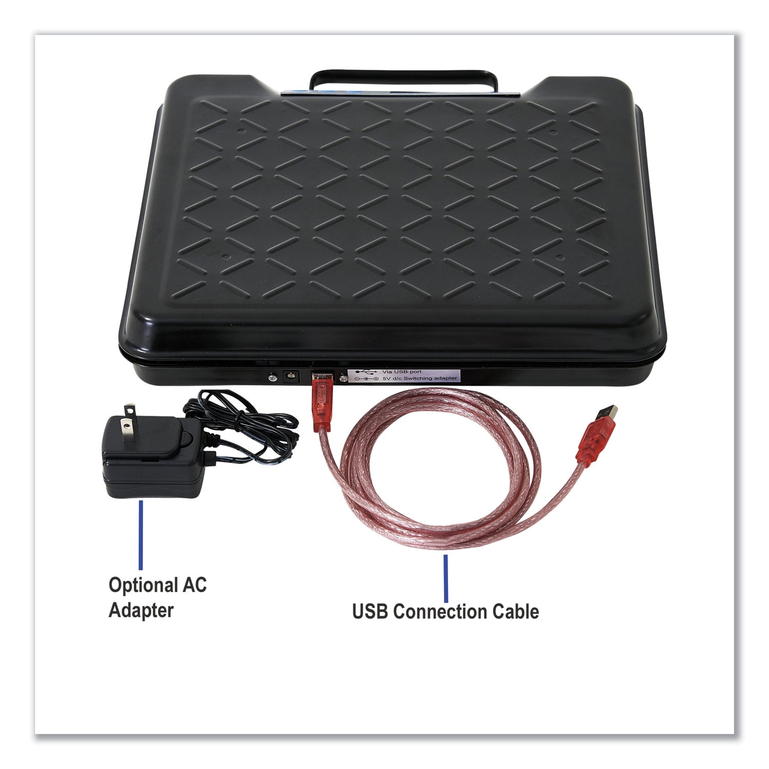 Salter Brecknell Portable Electronic Utility Bench Scale, 100lb Capacity, 12 X 10 Platform