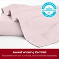 thumbnail image 4 of Mellanni King Flat Sheet Only, Hotel Luxury Soft Microfiber Top Sheet, 1 Piece, Blush Pink, 4 of 8