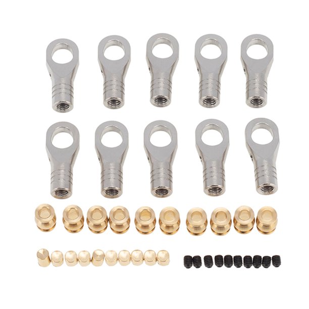 Soporte para la cabeza de la bola CNC Material Premium CNC Uso de largo enlace de la articulación Handy para instalar un diseño único Smooth RC Model Parts 10 Piezas Jumpingount FN001668-00
