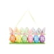 thumbnail image 1 of Huevos de Pascua de Plástico Decorativo con Orejas de Conejo Flores Cartas, Decoraciones Festivas de Huevo de Pascua para Mesa, Manto Y Fiesta, 1 of 6