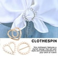 thumbnail image 2 of 1PC Pearl Brooch Pin Fixed Clothes Shirt Trousers Pants Waist GX K6G4, 2 of 9