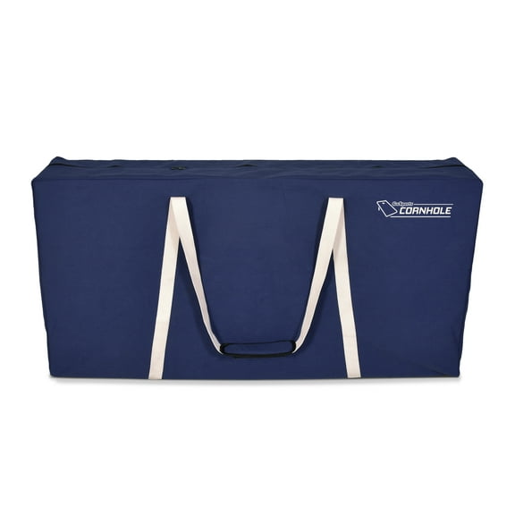GoSports PRO Grade Canvas Cornhole Case - 4' x 2' Regulation Size - Navy Blue Color