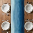 thumbnail image 4 of Table Runner 72 Inches Long for Kitchen Dining, Blue Ombre Dresser Scarf Farmhouse, Dining Table Decorations for Wedding/Parties, Coastal Beach Modern Abstract Art 14 x 72 In, 4 of 8