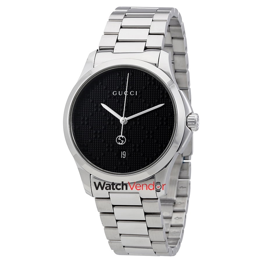 Gucci G-Timeless Black Dial Stainless 