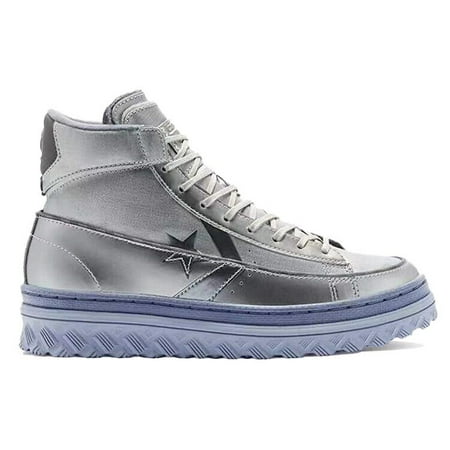 

Converse Metallic Vis Pro Leather X2 169529C Men s Silver & Grey Shoes AMRS1286 (4.5)