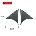 thumbnail image 3 of For Mazda 3 Axela for Hatchback 14-18 Carbon Fiber Rear Windo Spoiler Wing Trim, 3 of 8