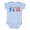AE-Light Blue, variant on Happy 250th Anniversary Fourth of July 7-4-26 Boys or Girls Baby Bodysuit