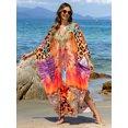 thumbnail image 3 of Caftan dresses for Women Stylish Kaftan Plus Size Beach Cover up Soft Loungewear, 3 of 6