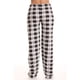thumbnail image 4 of Puntoco moda mujer Plaid estampado deportes Casual hogar pantalones sueltos pantalones de chándal Puntoco Puntoco-2857, 4 of 5