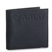 Ariat® Men's Embossed Logo Black Bifold Wallet A3546001