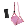 thumbnail image 3 of oshhni Airplane Foot Hammock Adjustable Length Premium Plane Footrest for Long Trip Pink, 3 of 9