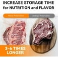 thumbnail image 3 of 6" x 10", 8" 12" and 11" 16", 150 Count, Vacuum Sealer Bags for Food Saver, Seal a Meal, Weston, Commercial Grade, BPA Free, Heavy Duty, Great Vac Storage, Meal Prep Sous Vide, 3 of 4
