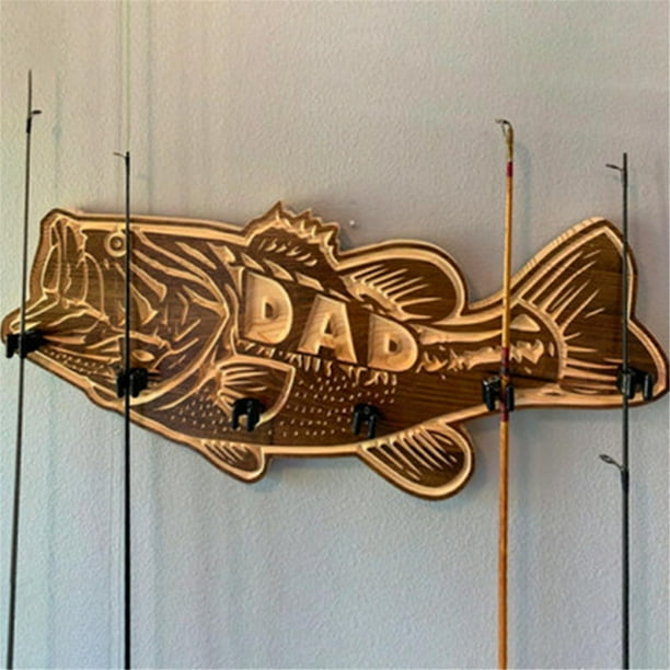 Piranha Small Ceiling and Vertical Wall Mount Fishing Rod Rack