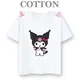 thumbnail image 3 of Camiseta de algodón 100% Kuromi para niños, camiseta informal de verano de manga corta con estampado de anime My Melody Sanrio, regalo kawaii para niño y niña, 3 of 5
