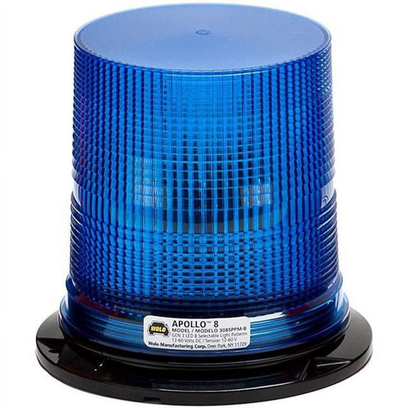 Wolo Strobe Light,Blue,Flashing 3085PPM-B