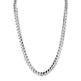 thumbnail image 3 of Gold Chain - Womens Semi Solid  Miami Cuban Link Chain 10K/14K White Gold, 3 of 6